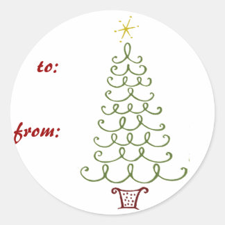Christmas Tree Gift Tags