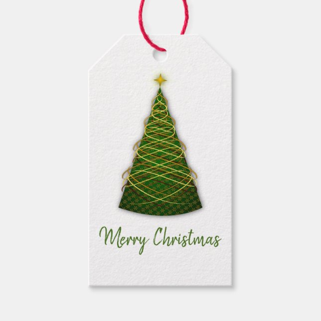 Christmas Tree Gift Tags (Front)