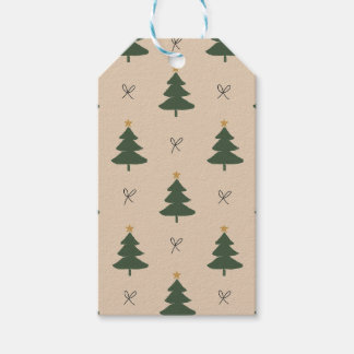 Christmas tree gift tags