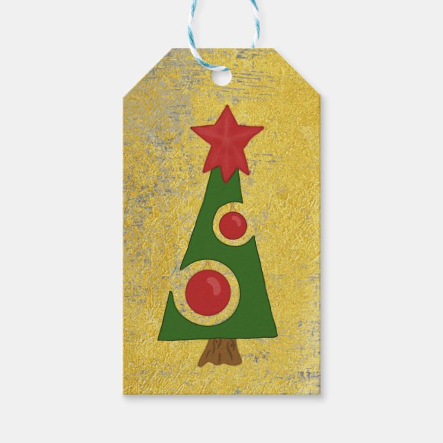 Christmas tree gift tags (Front)