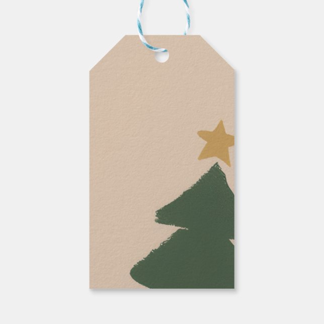 Christmas tree gift tags (Back)