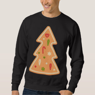 Christmas Tree Gingerbread cake Xmas Sweatshirt