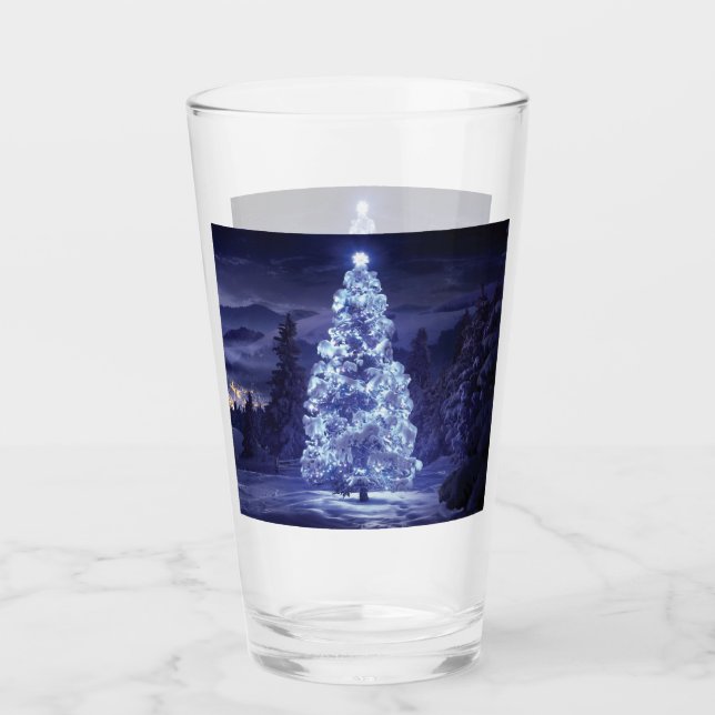 Christmas Tree  Glass (Front)