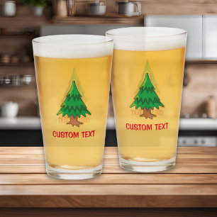 Christmas tree glass