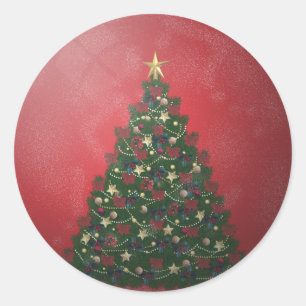 Christmas Tree Globe Sticker