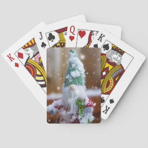 Christmas Tree Gnome VI Playing Cards