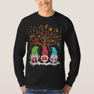 Christmas Tree Gnomes Nurse Christmas Gnome Lover T-Shirt