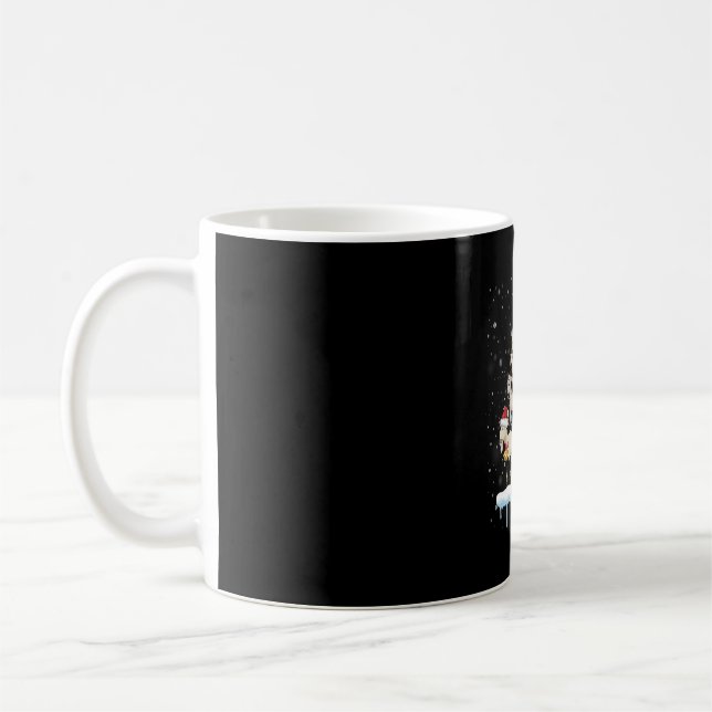 Christmas Tree Goats T Shirt Coffee Mug (Left)