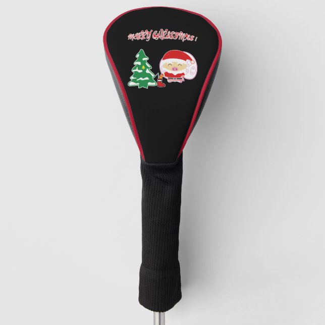 Christmas tree golf head cover (Front)