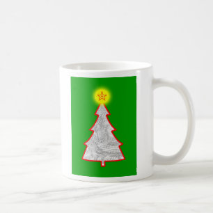 Christmas Tree Green Photo Frame Coffee Mug