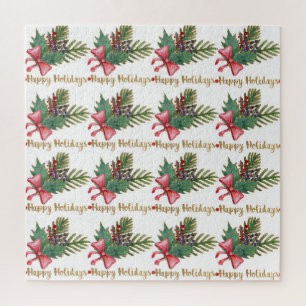 Christmas Tree Handprint Art Jigsaw Puzzle