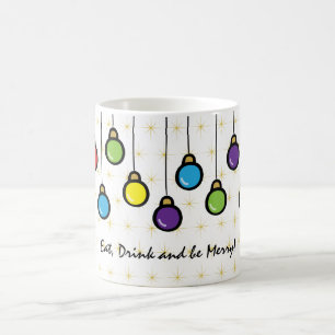 Christmas Tree Hanging Ball Ornaments Coffee Mug
