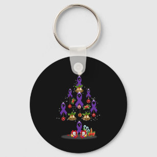 Christmas Tree Heimerheimers Awareness Tee Gift Fo Key Ring