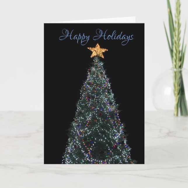 Christmas Tree Holiday Card (Front)