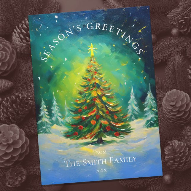Christmas Tree Holiday Card (Creator Uploaded)