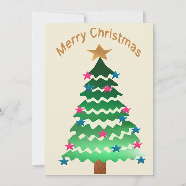 Christmas Tree: Holiday Card (Front)