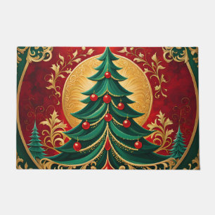 Christmas Tree Holiday Doormat