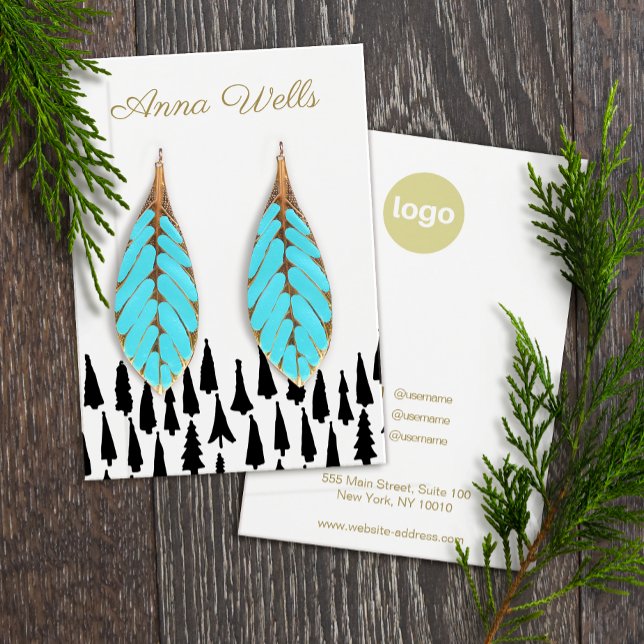 Christmas Tree Holiday Earring Display Card (Creator Uploaded)