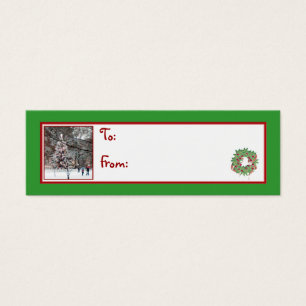 Christmas Tree Holiday Gift Tag