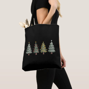 Christmas Tree Holiday Gift Winter  Tote Bag