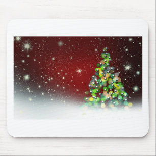Christmas Tree Holiday Peace Love Destiny Mouse Pad