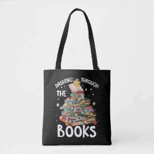 Christmas Tree Holiday Reading Reader Pyjamas Tote Bag