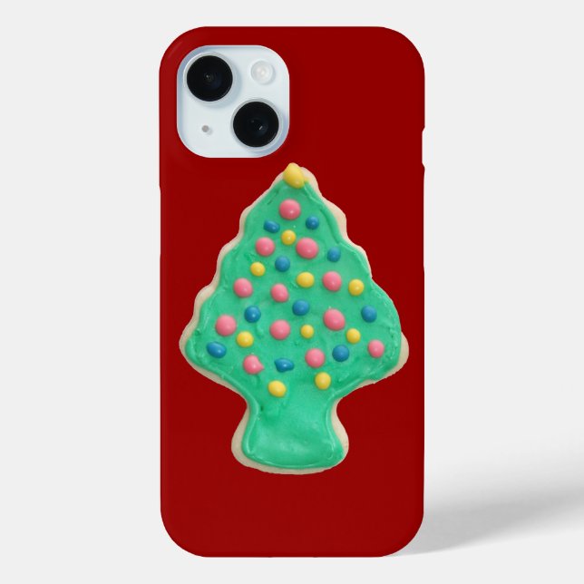 Christmas Tree Iced Sugar Cookie Case-Mate iPhone Case (Back)