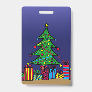 Christmas tree ID badge