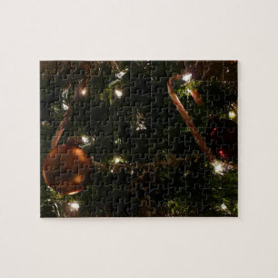 Christmas Tree III Holiday Scene Jigsaw Puzzle