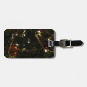 Christmas Tree III Holiday Scene Luggage Tag