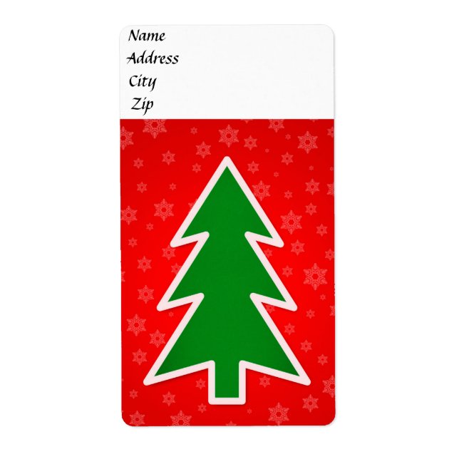 Christmas tree illustration (Front)