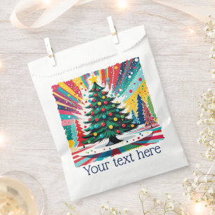 Christmas Tree in abstract art 39 - Fan Fun Favour Bag