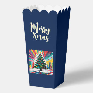 Christmas Tree in abstract art 39 - Fan Fun Favour Box