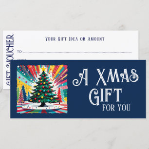 Christmas Tree in abstract art 39 - Fun Voucher