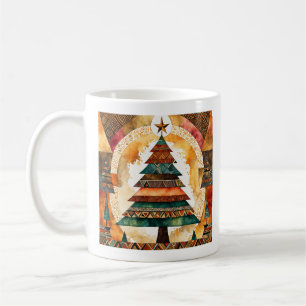 Christmas Tree in abstract art 44 - Fan Fun Coffee Mug