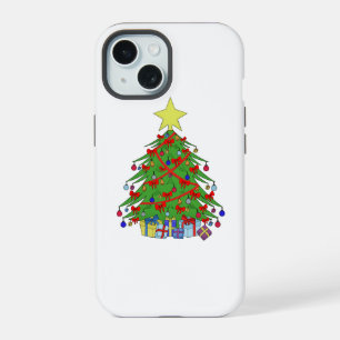 Christmas tree iPhone 15 case