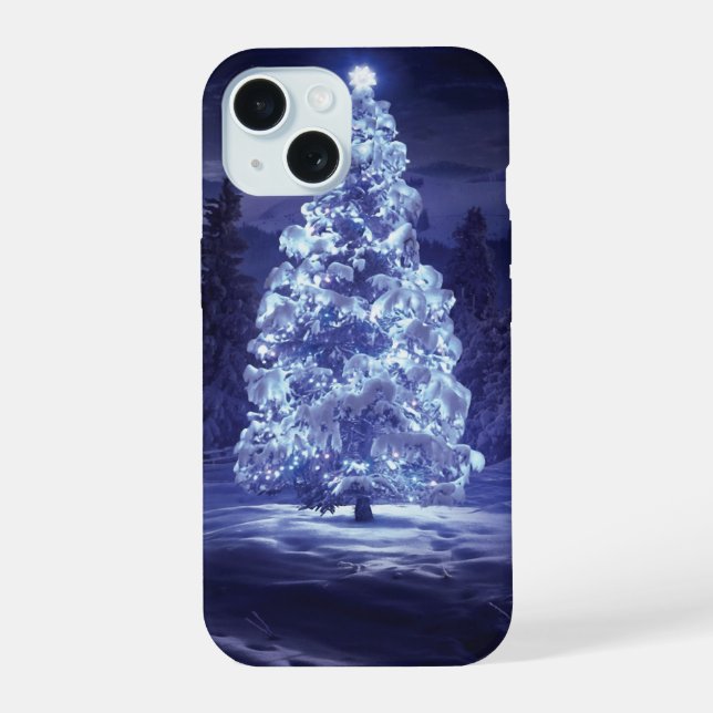 Christmas Tree  iPhone 15 Case (Back)
