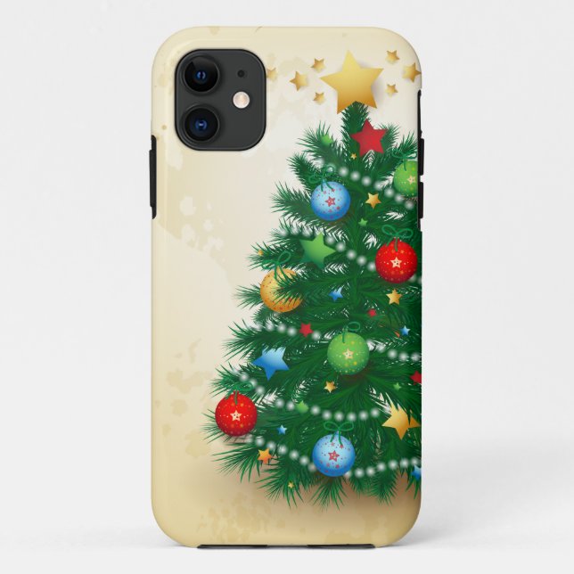 Christmas tree, iPhone 5 case (Back)