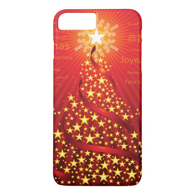 Christmas Tree iPhone 7 Plus Case (Back)