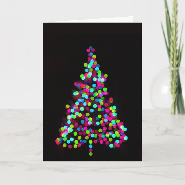 Christmas Tree Jewels Holiday Card (Front)