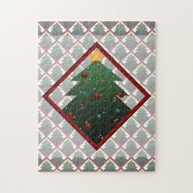 Christmas Tree Jigsaw Puzzle (Vertical)