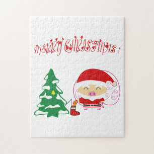 Christmas tree jigsaw puzzle