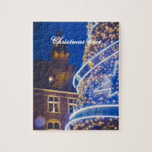 Christmas tree jigsaw puzzle