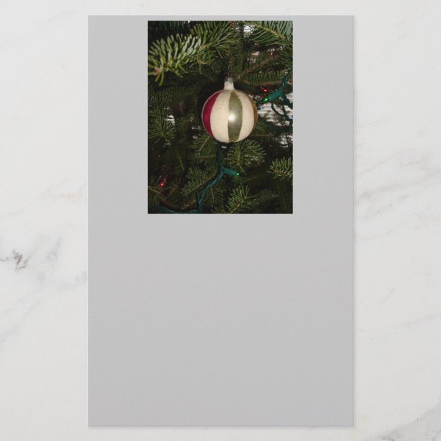 Christmas Tree Joy Stationery (Front)