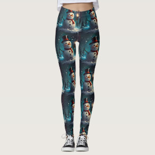 Christmas tree joyful holiday spirit leggings
