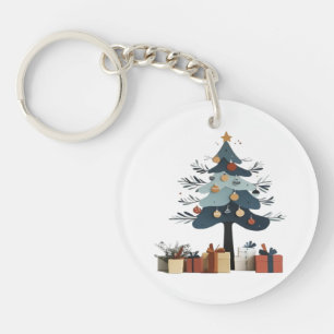 Christmas tree  key ring
