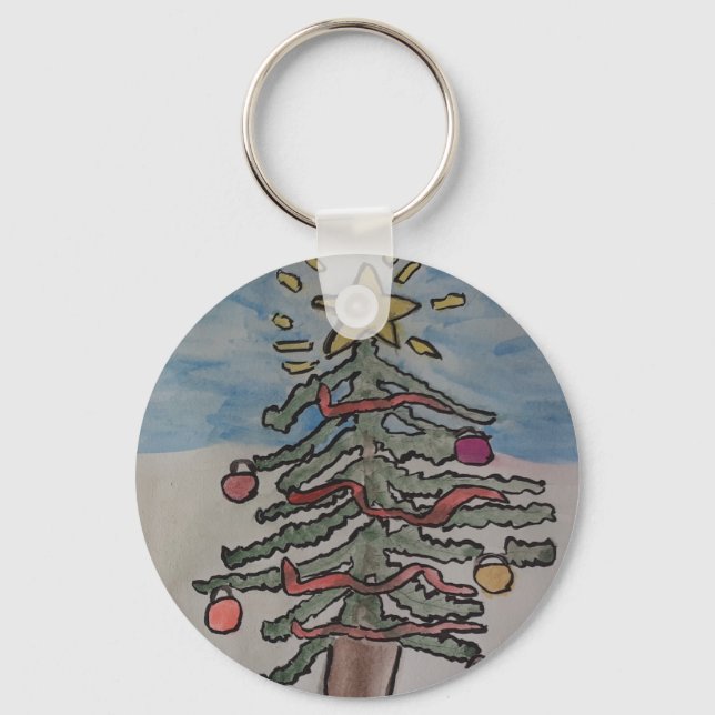 Christmas Tree Key Ring (Front)