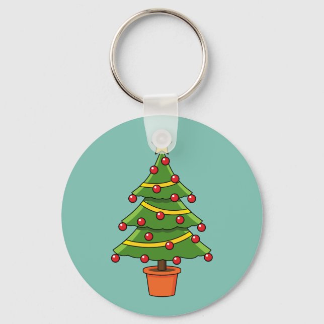 Christmas Tree Key Ring (Front)