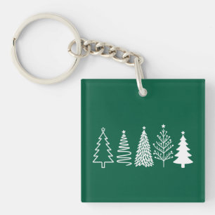 Christmas Tree  Key Ring