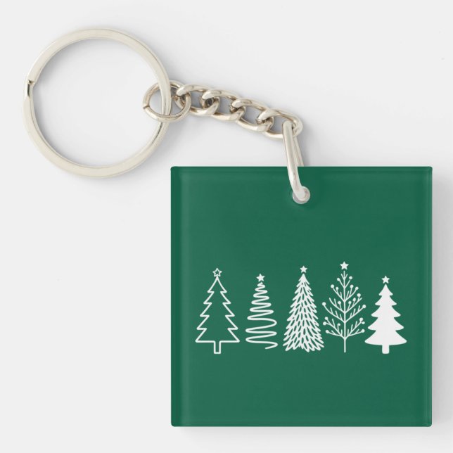 Christmas Tree  Key Ring (Front)